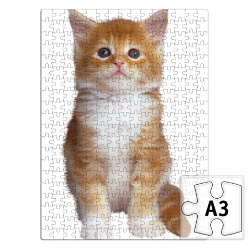 Пазл с принтом Котёнок