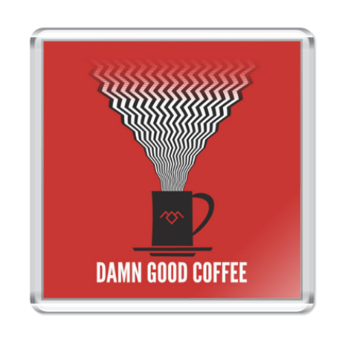 Магнит с принтом Twin Peaks