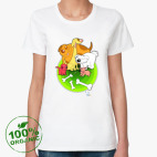 Женская футболка органик