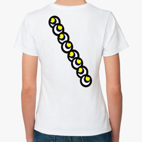 Классическая футболка с принтом  дизайн