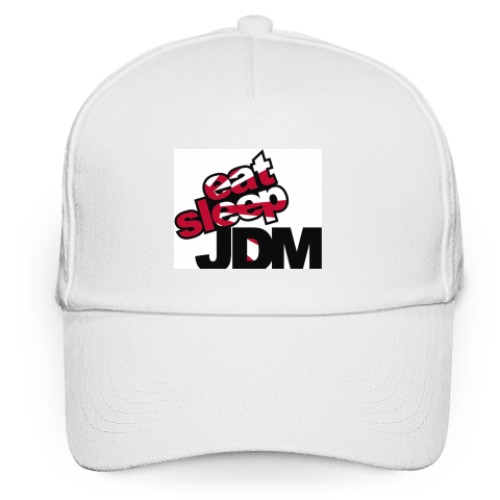 Кепка бейсболка с принтом Eat, Sleep, JDM
