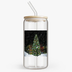 Банка с бамбуковой крышкой