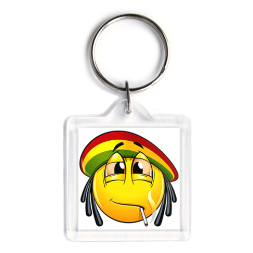 Брелок с принтом   Смайлик