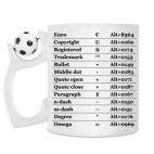 Кружка с футбольным мячиком