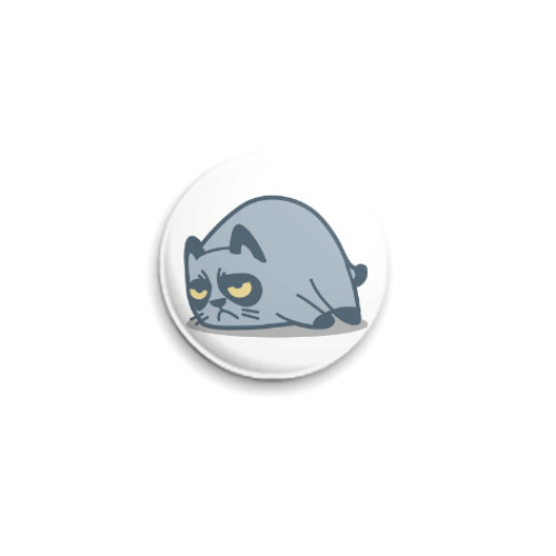 Значок 25мм с принтом Котик