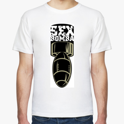 Футболка с принтом Секс-бомба