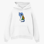 Толстовка худи оверсайз