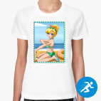 Женская спортивная футболка