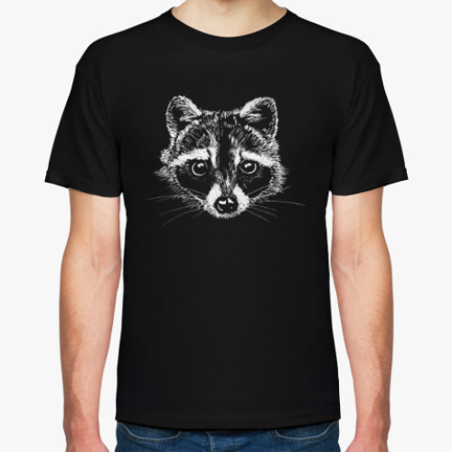 Футболка с принтом Енот