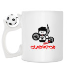 Кружка с футбольным мячиком