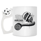 Кружка с футбольным мячиком
