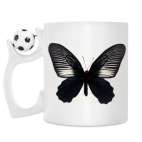 Кружка с футбольным мячиком