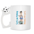 Кружка с футбольным мячиком