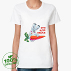 Женская футболка органик