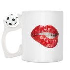 Кружка с футбольным мячиком