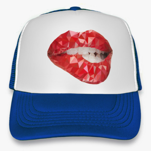 Кепка-тракер с принтом Low Poly Lips