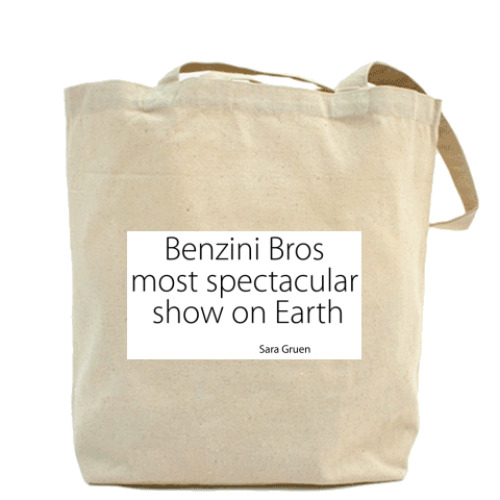 Сумка шоппер с принтом  Воды слонам!