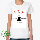 Женская футболка органик