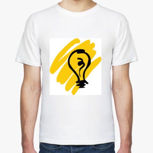 Футболка с принтом эврика