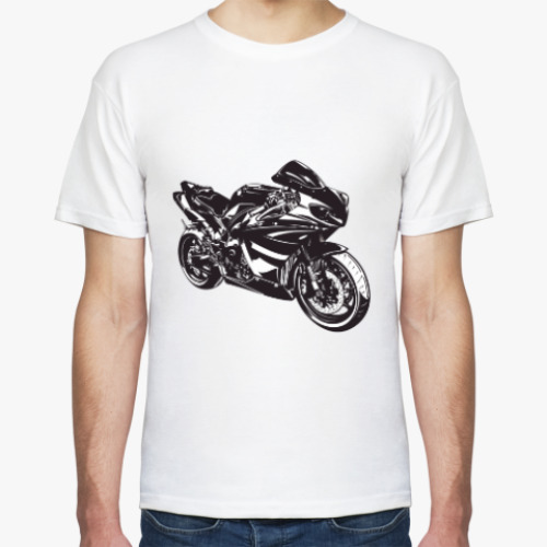 Футболка с принтом Yamaha