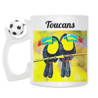 Кружка с футбольным мячиком