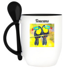 Кружка с ложкой