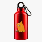 Металлическая бутылка 400 мл UV-DTF