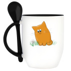 Кружка с ложкой