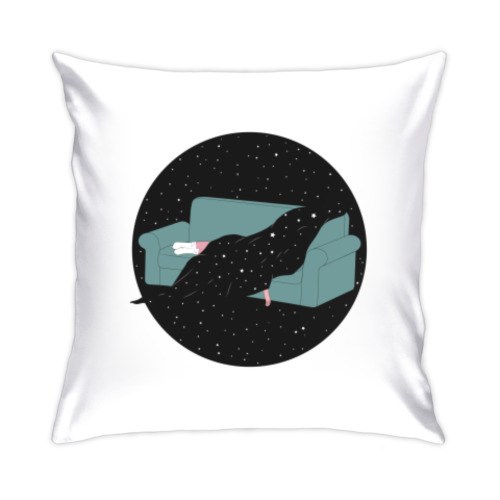 Подушка с принтом Сны