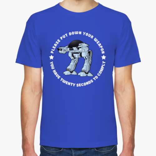 Футболка с принтом Robocop 1987