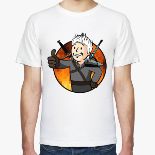 Футболка с принтом Ведьмак (Фэллаут)