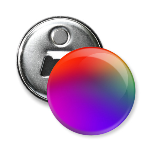 Магнит-открывашка с принтом Цвета