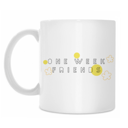 Кружка с принтом 'One Week Friends'
