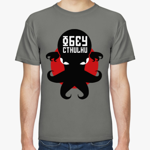 Футболка с принтом Obey Cthulhu