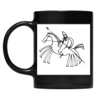 Кружка цветная UV-DTF