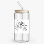 Банка с бамбуковой крышкой