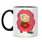 Кружка двухцветная