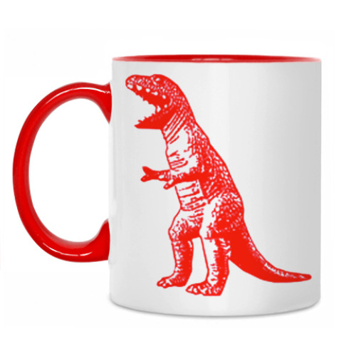 Кружка с принтом 'Dino'