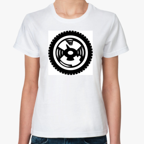 Классическая футболка с принтом «No4»