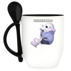 Кружка с ложкой