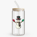 Банка с бамбуковой крышкой