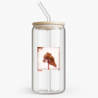 Банка с бамбуковой крышкой