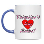 Двухцветная кружка Valentine's day rocks!