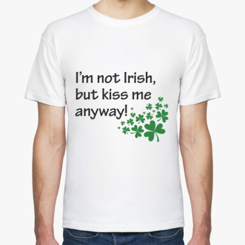 Футболка с принтом I'm not Irish