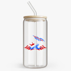 Банка с бамбуковой крышкой