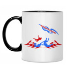 Кружка двухцветная