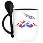 Кружка с ложкой