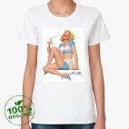 Женская футболка органик