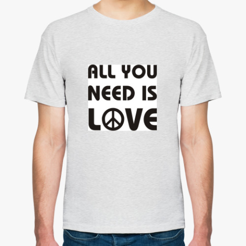Футболка с принтом  'All you need...'