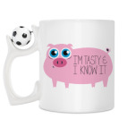 Кружка с футбольным мячиком